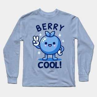 Berry Cool - Peaceful Blueberry Long Sleeve T-Shirt